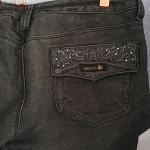 Sasson Jeans new cotton polyester spandex blend bootcut jeans SZ 12 - Picture 3 of 8
